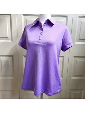 Izod Polo Extreme Function Cool Fx Golf Shirt Size M Purple